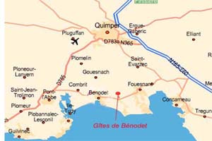 hébergement en gites en bretagne finistere sud